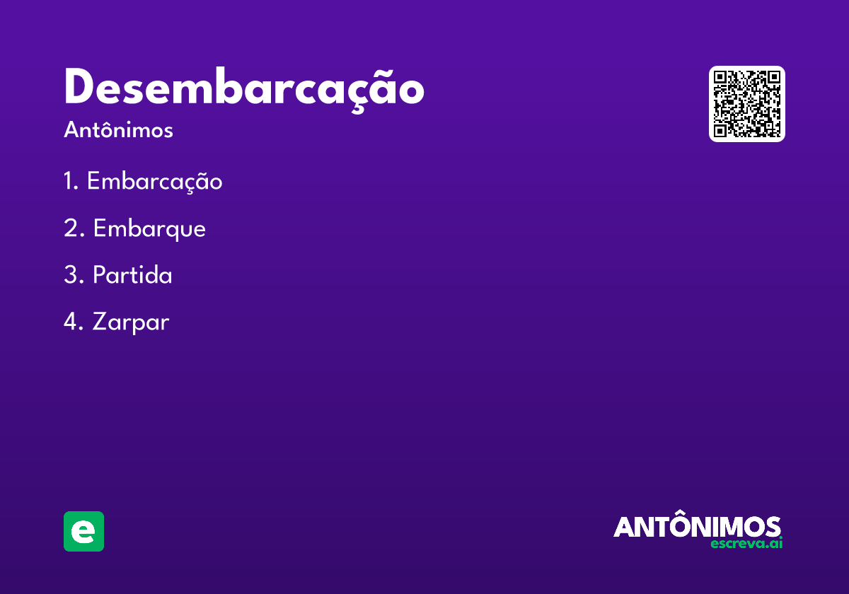 desembarcação