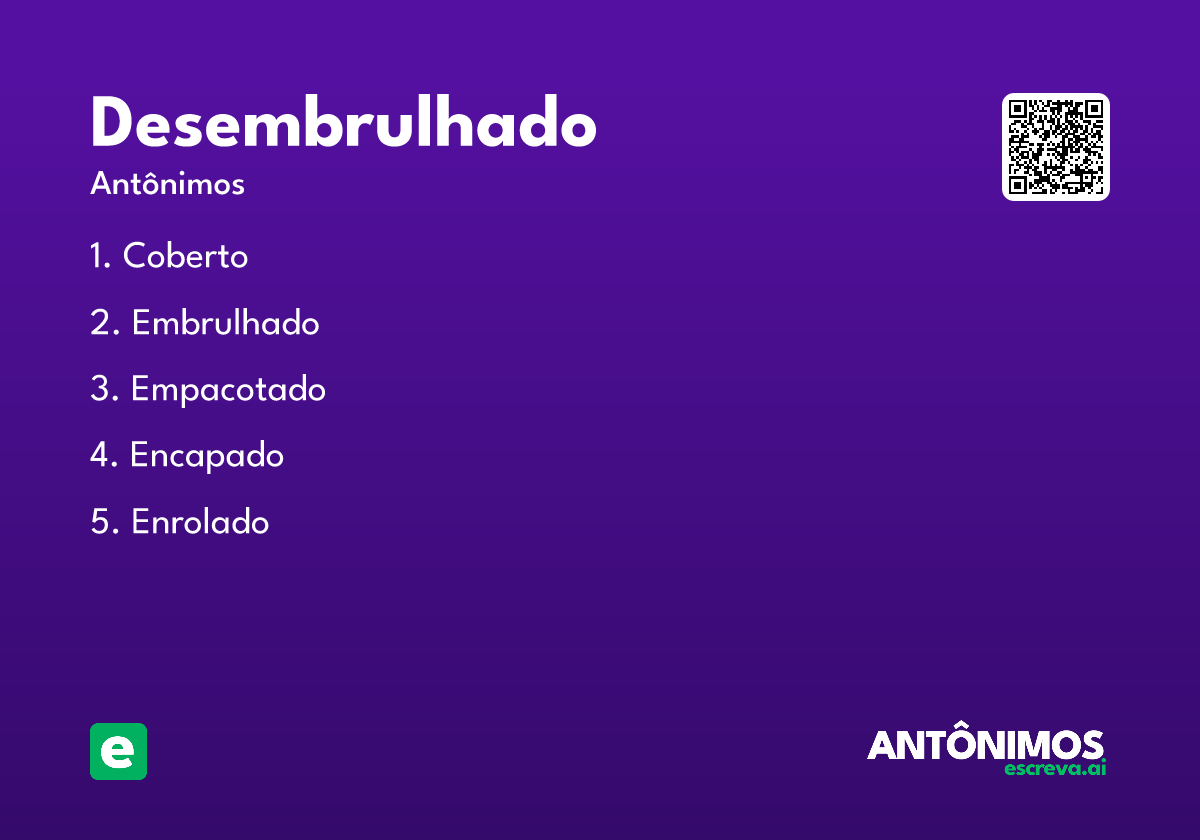 desembrulhado