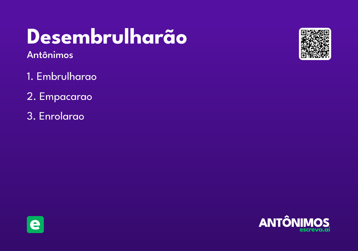 desembrulharão