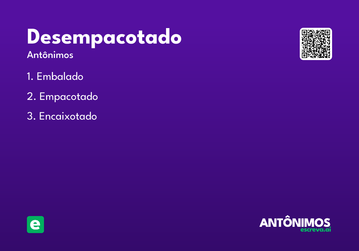 desempacotado