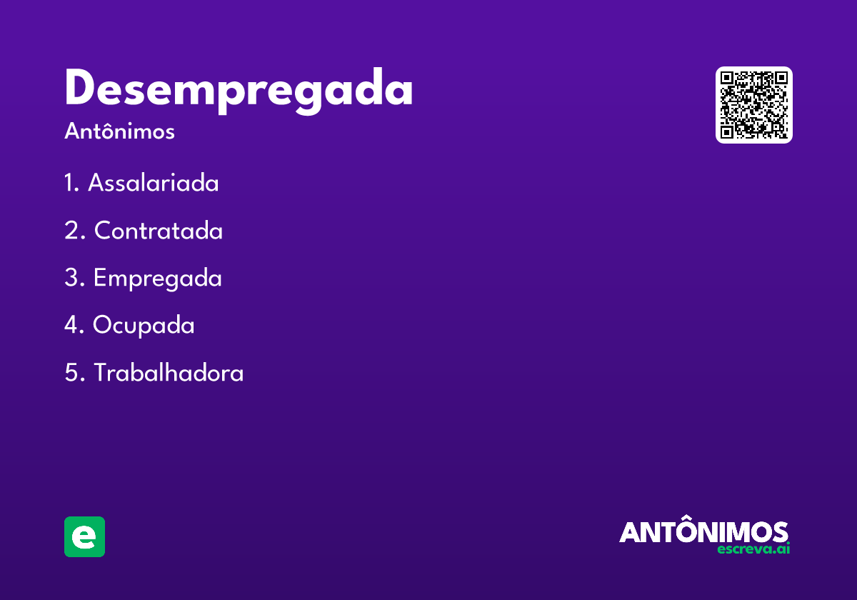 desempregada