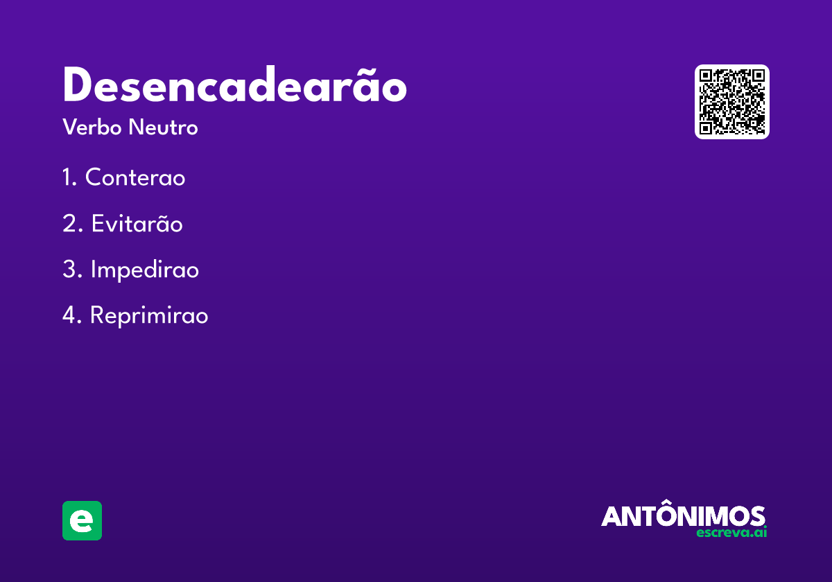 desencadearão