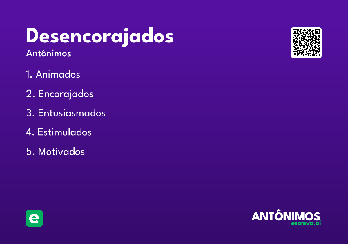 desencorajados