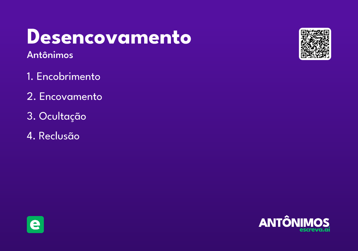 desencovamento