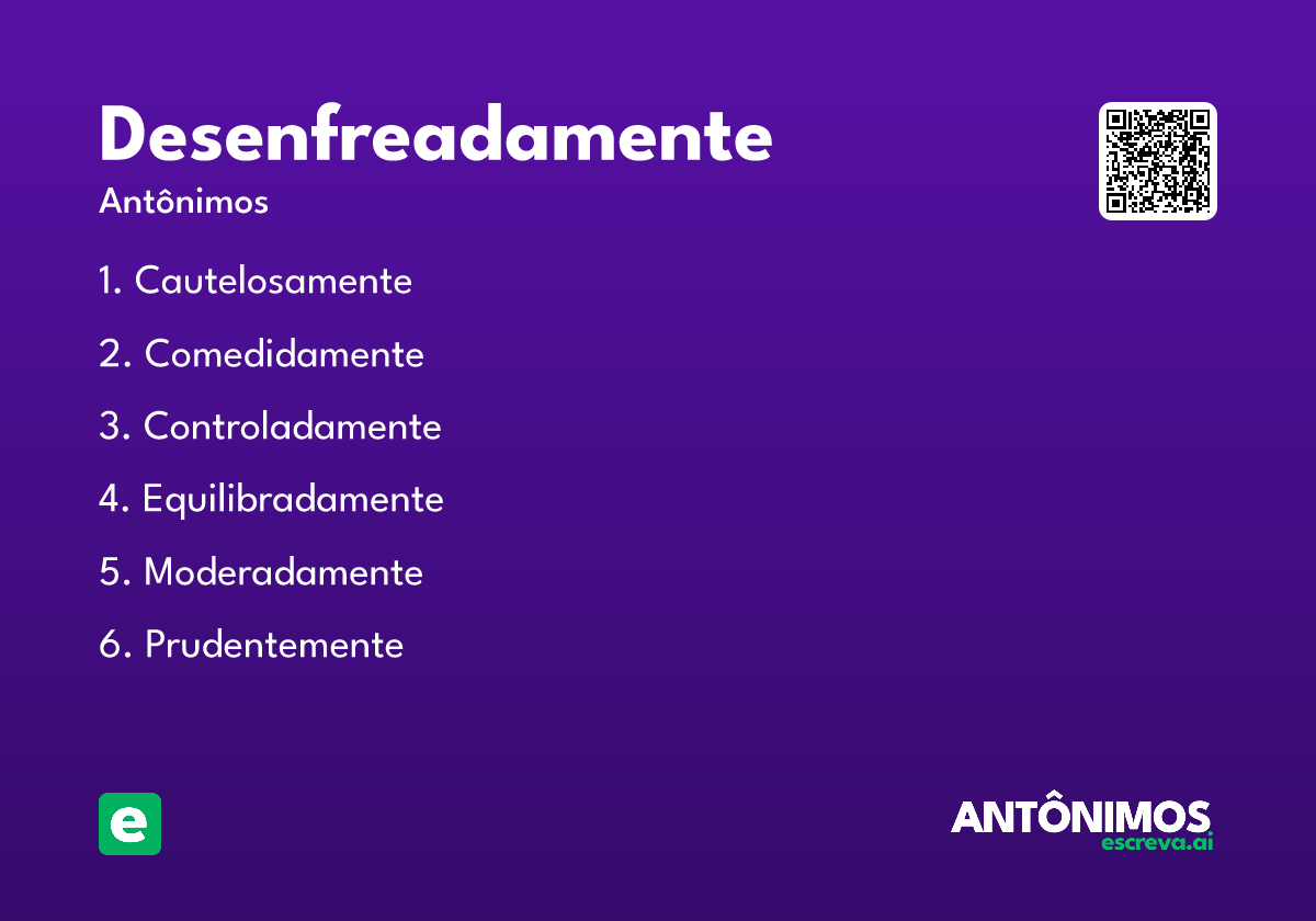 desenfreadamente