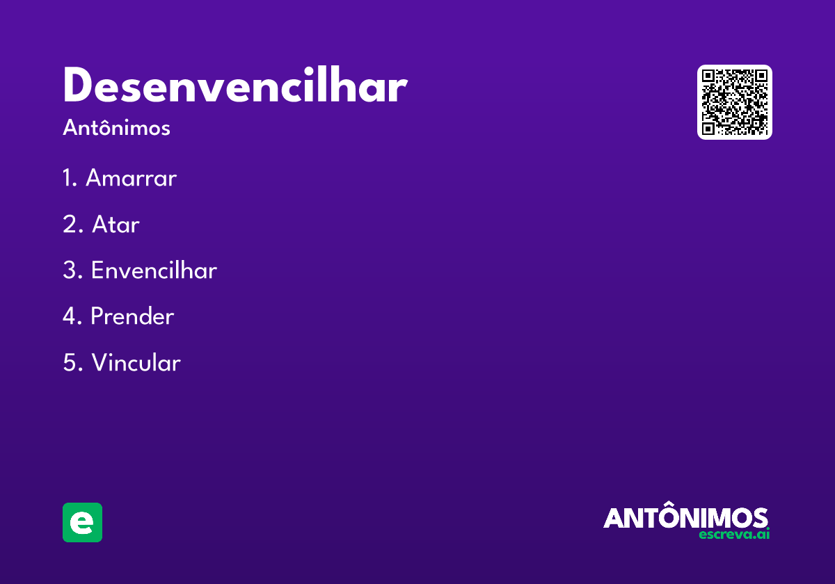 desenvencilhar