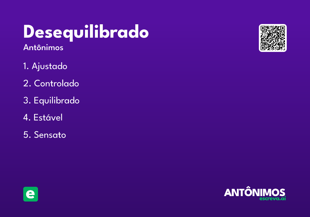 desequilibrado