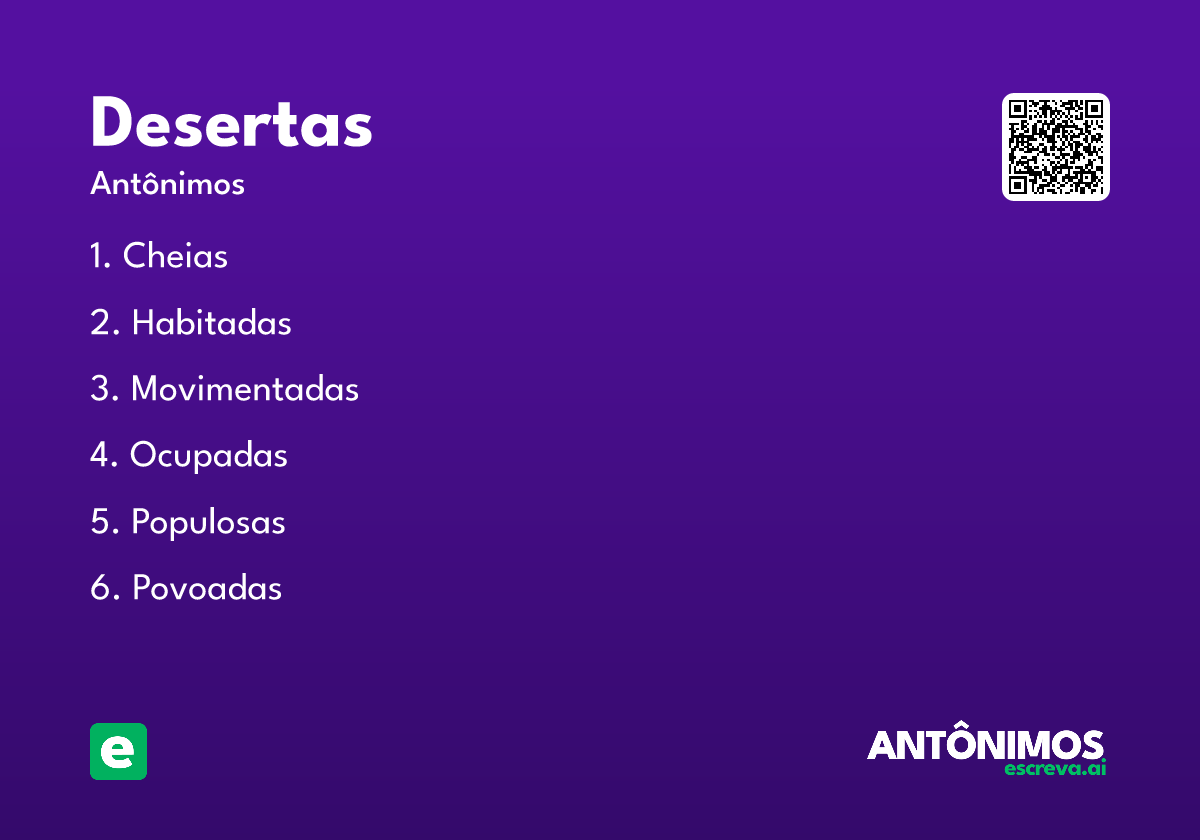 desertas