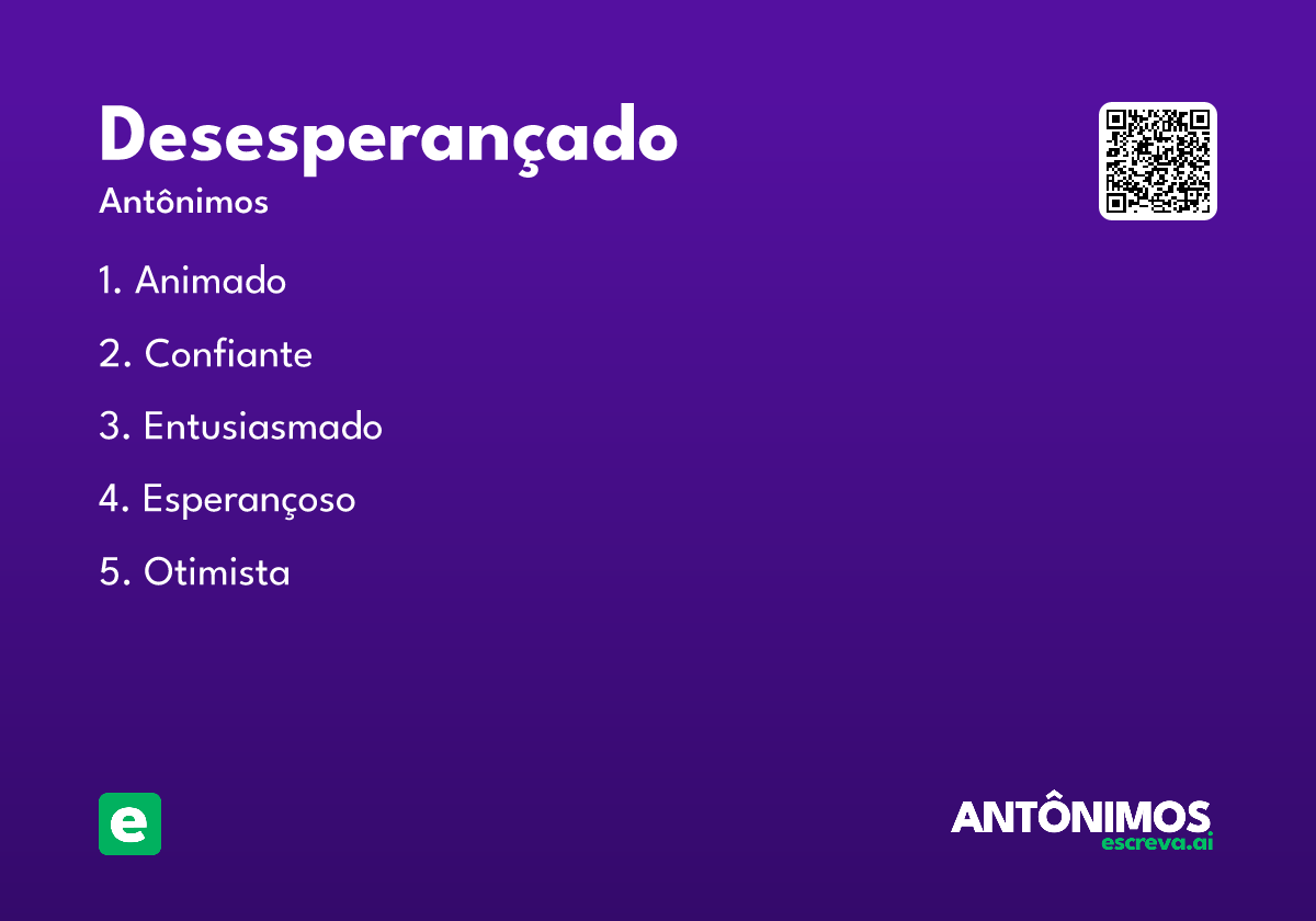desesperançado