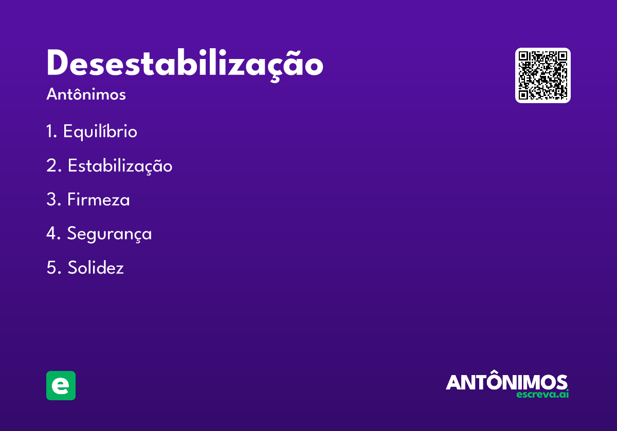 desestabilização