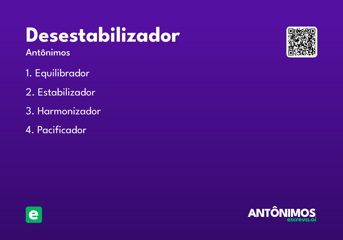 desestabilizador