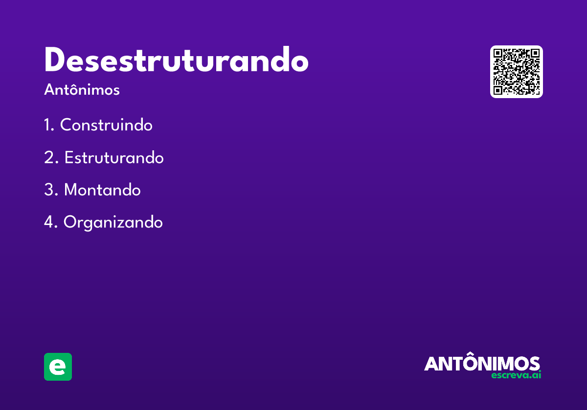 desestruturando