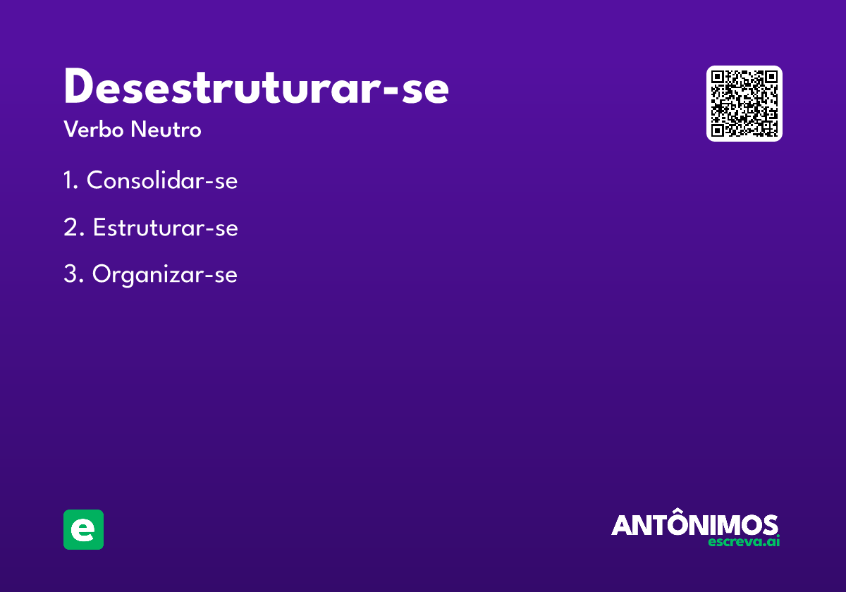 desestruturar-se