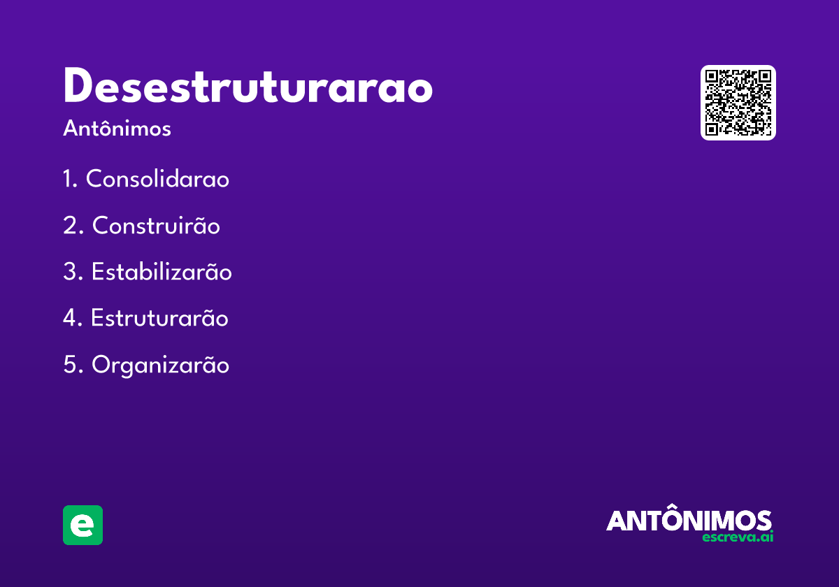 desestruturarao