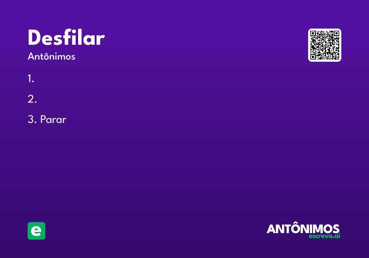 desfilar