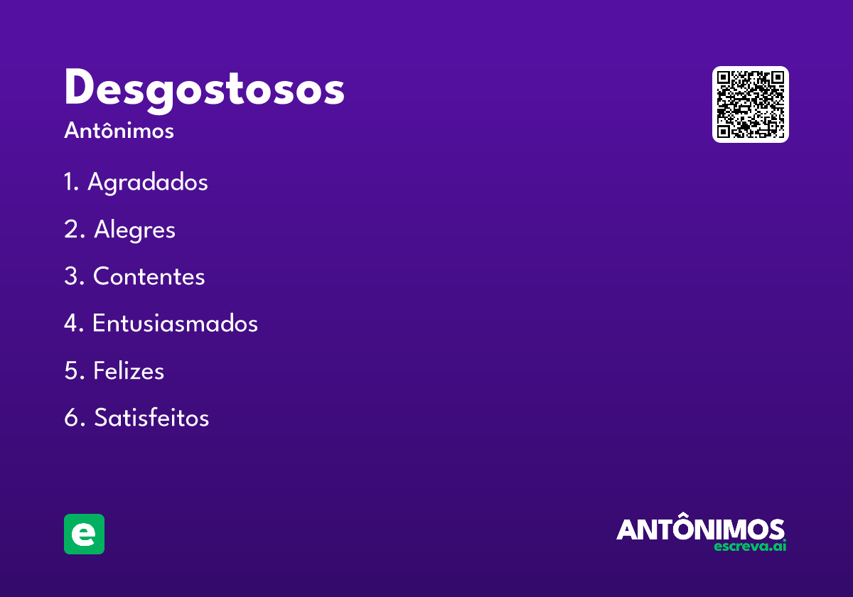 desgostosos