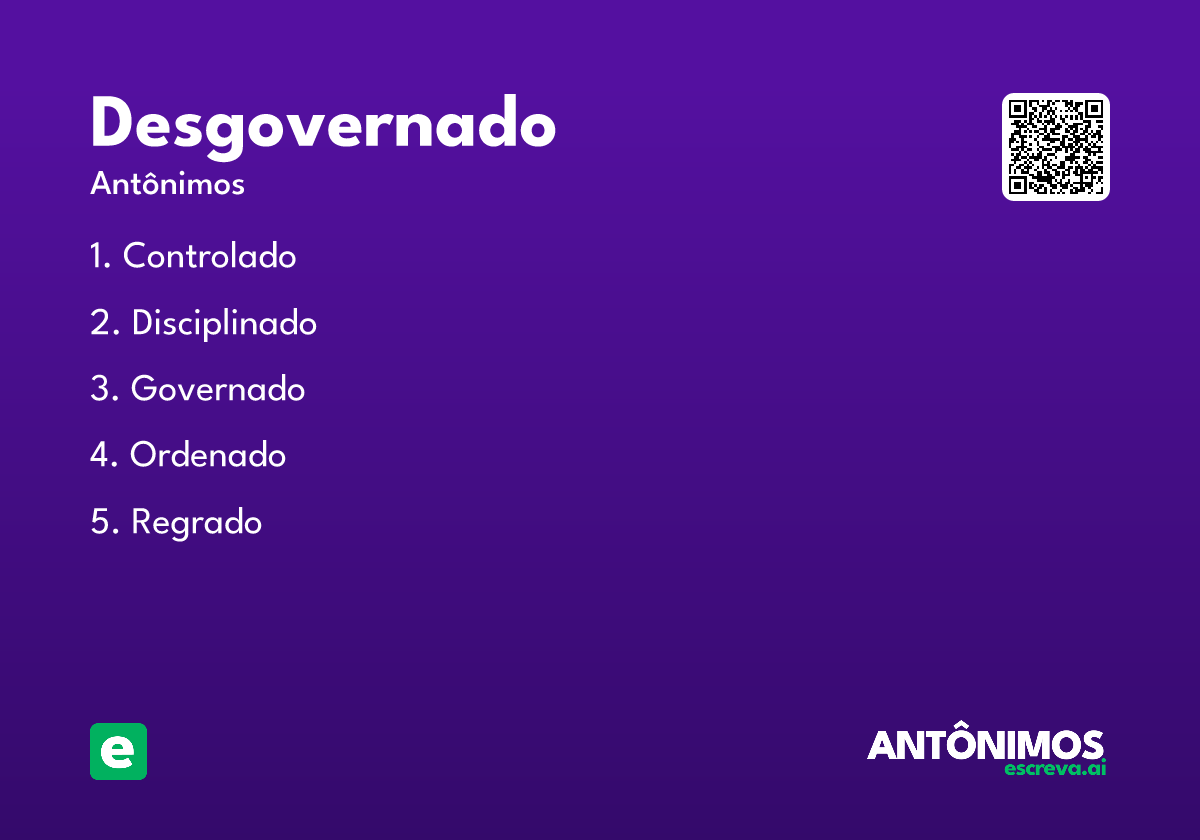 desgovernado