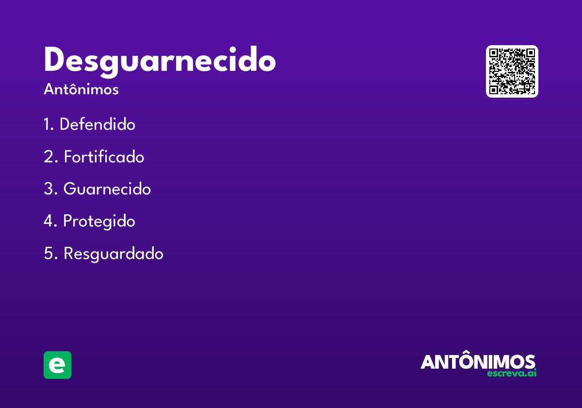 desguarnecido