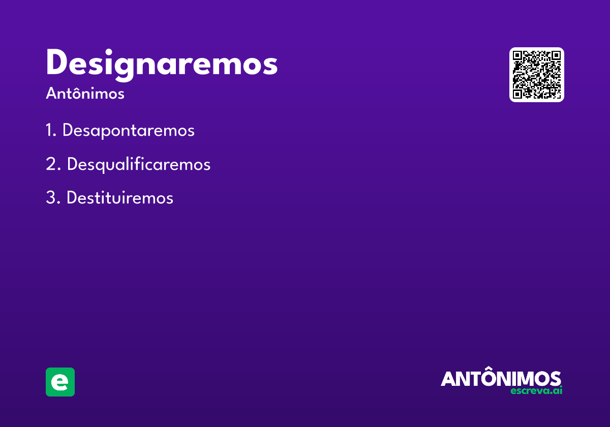 designaremos