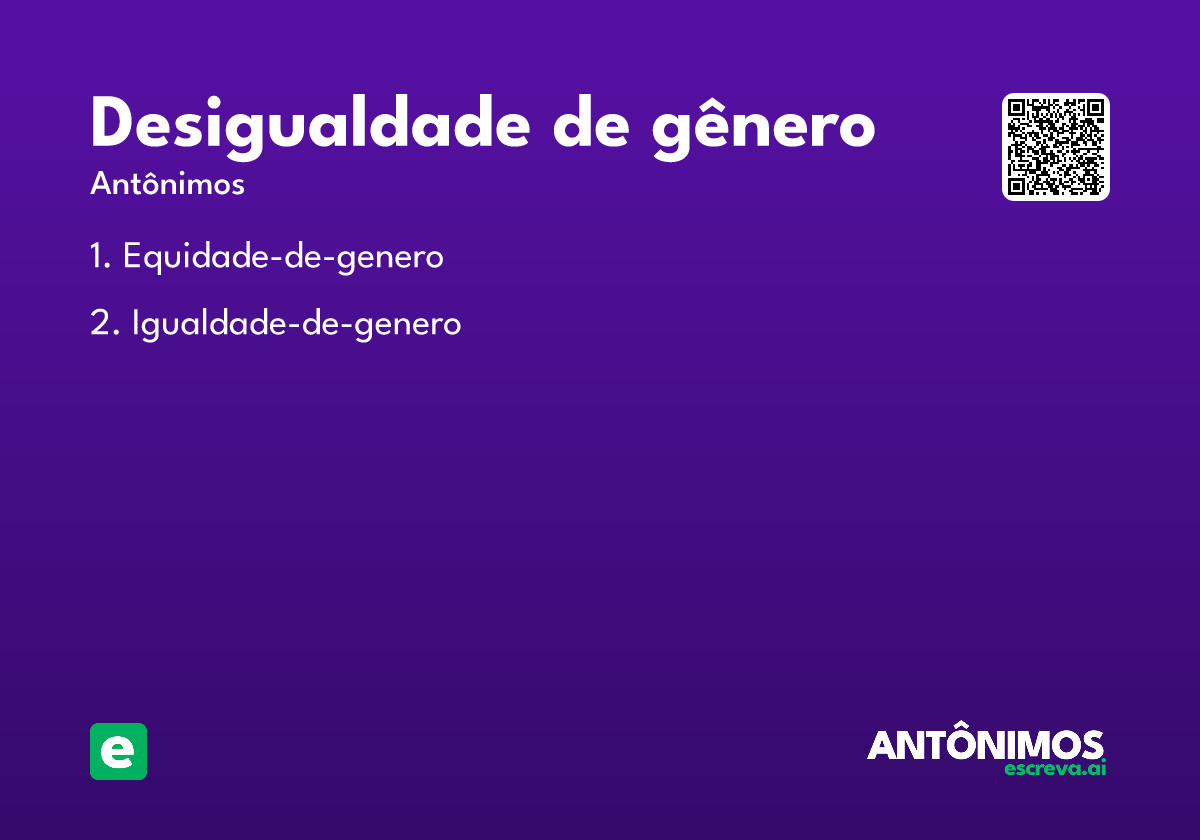 desigualdade de gênero