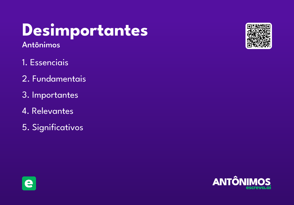 desimportantes