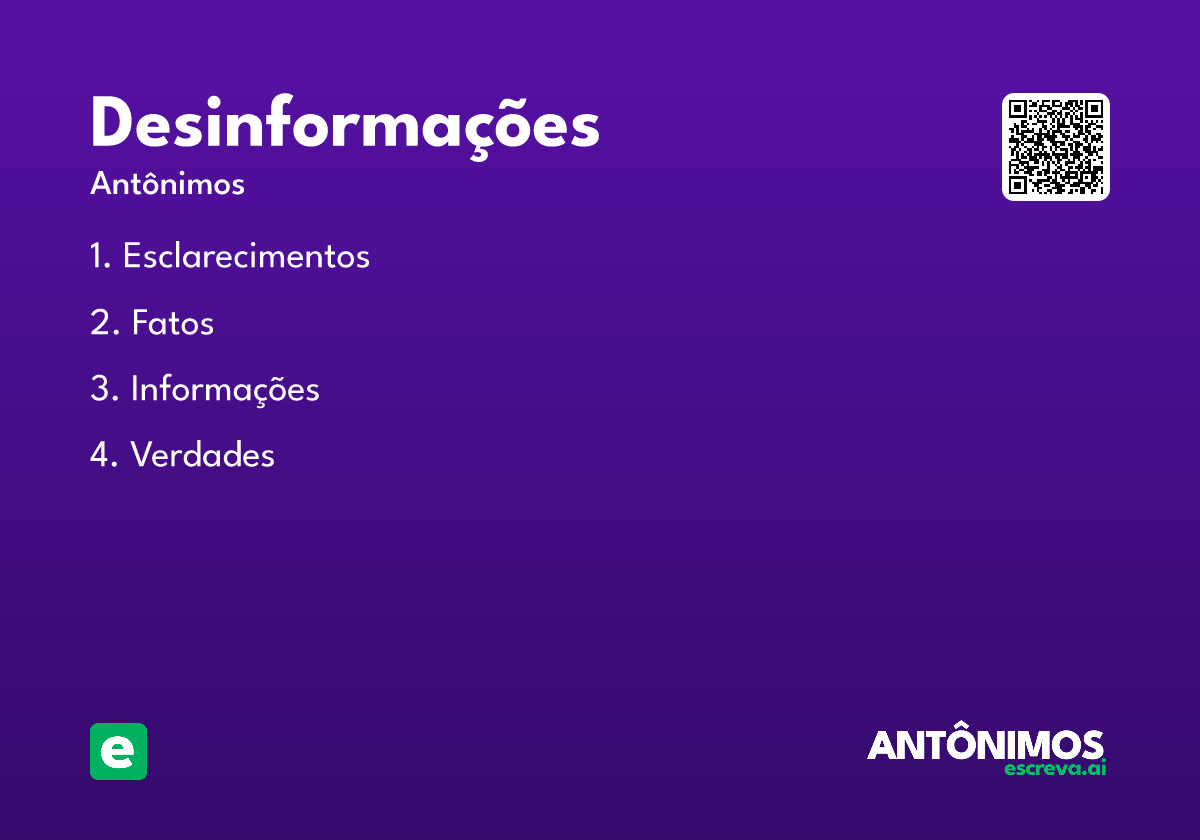 desinformações