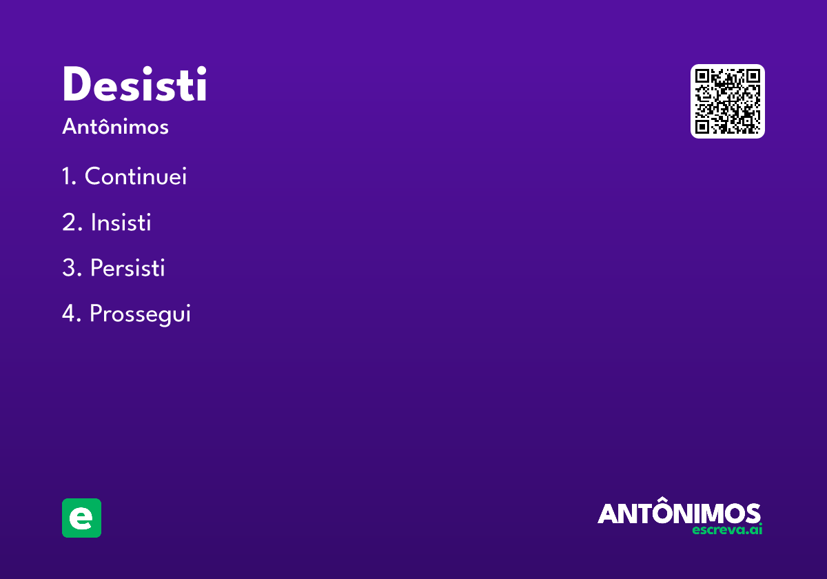 desisti