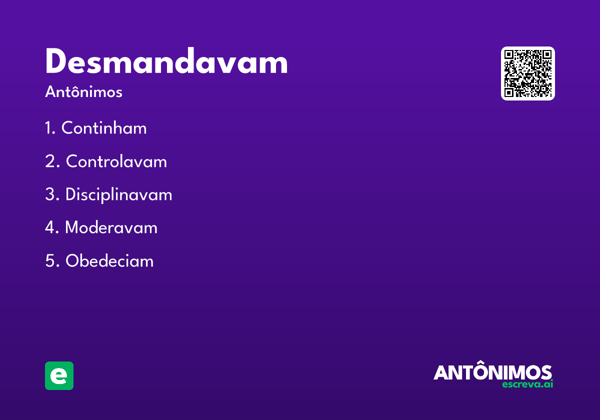 desmandavam