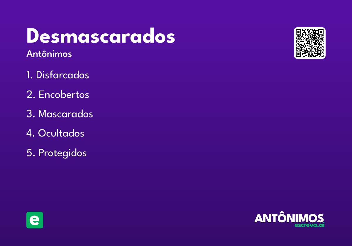 desmascarados
