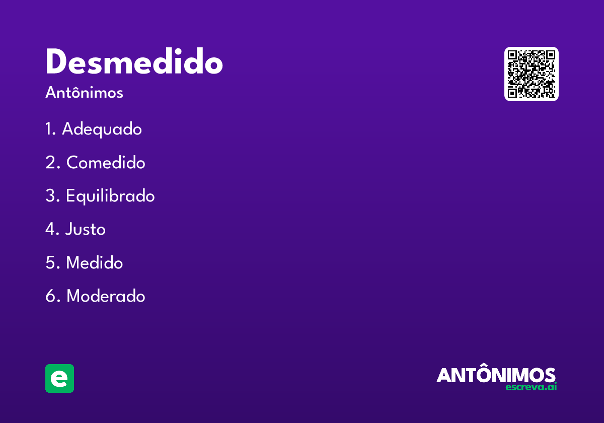 desmedido