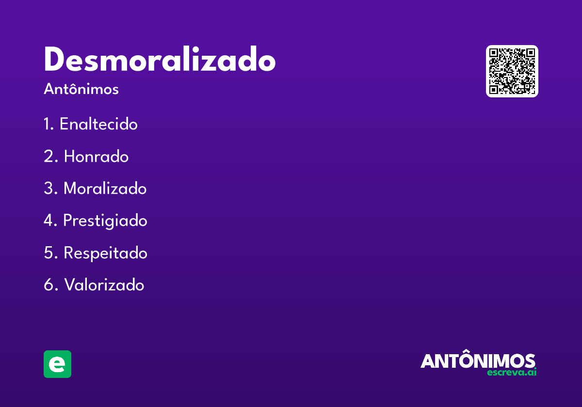 desmoralizado