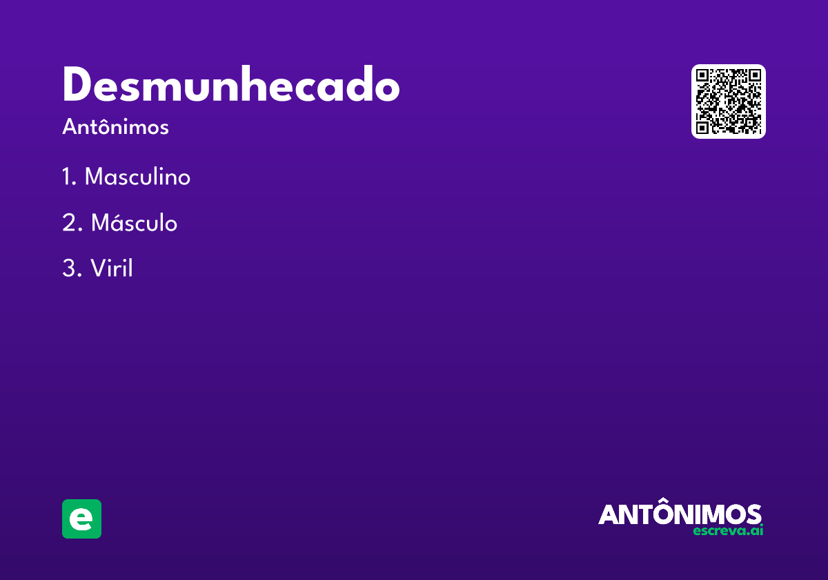 desmunhecado