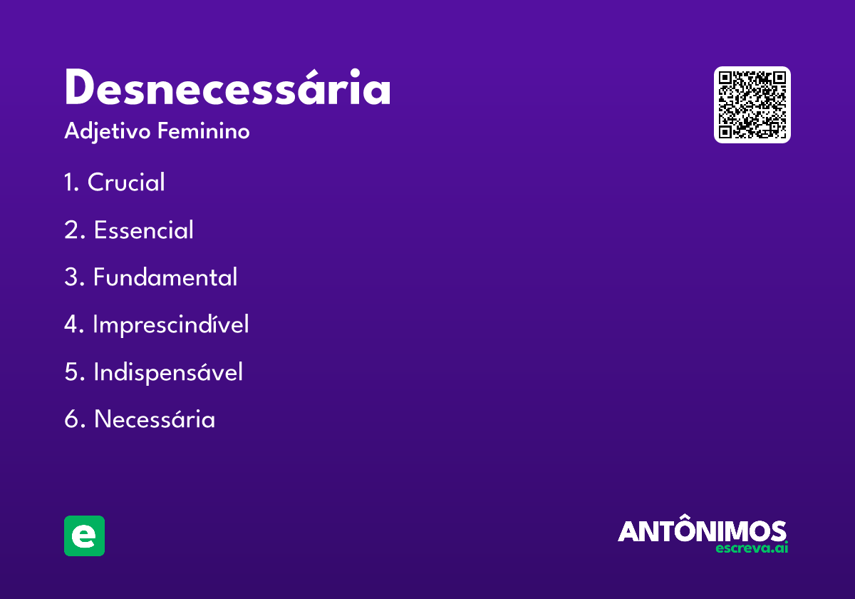 desnecessária