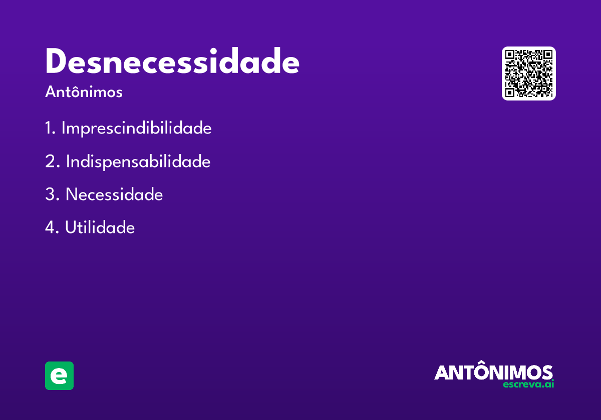 desnecessidade