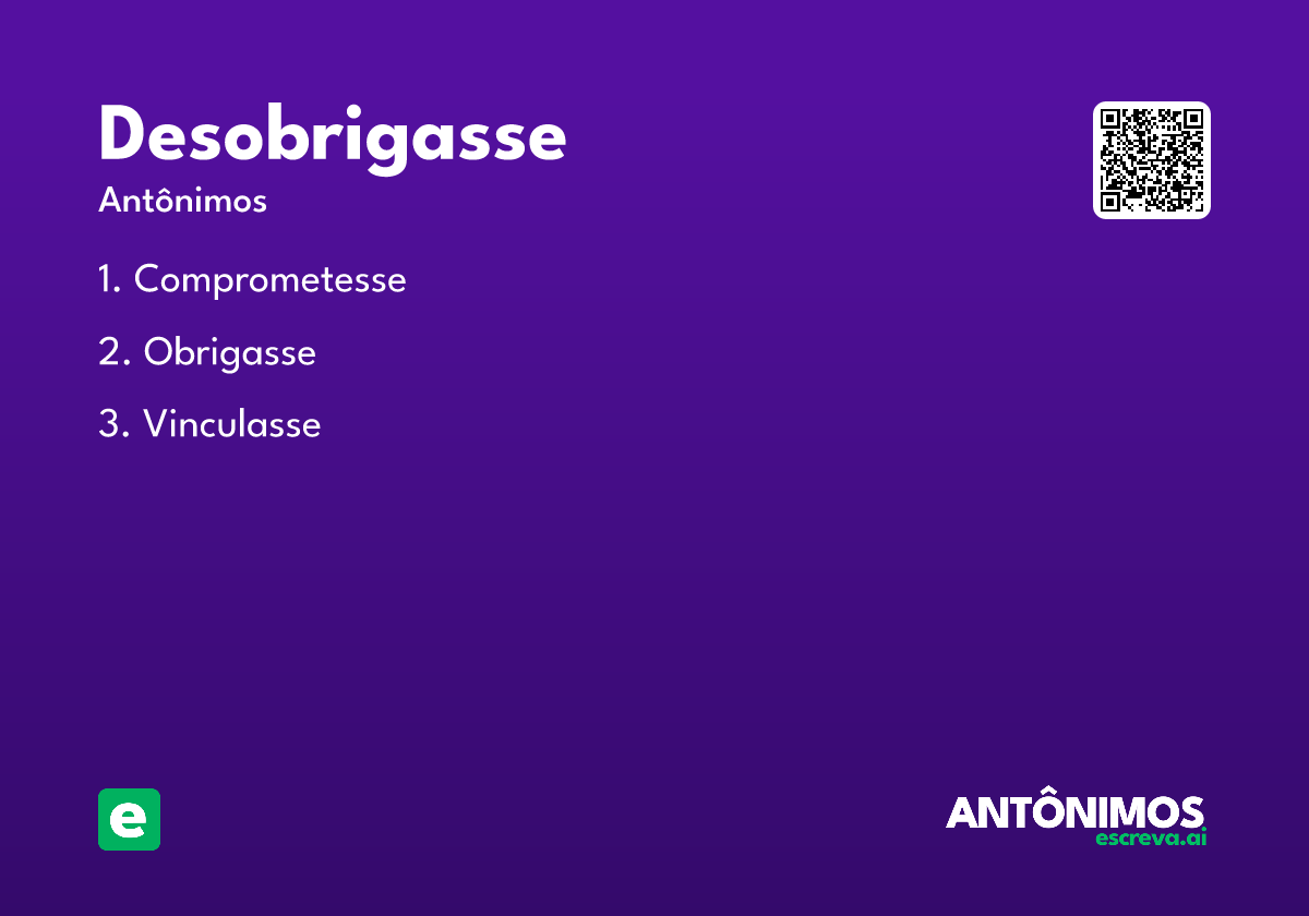 desobrigasse