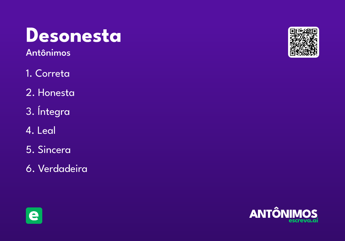 desonesta