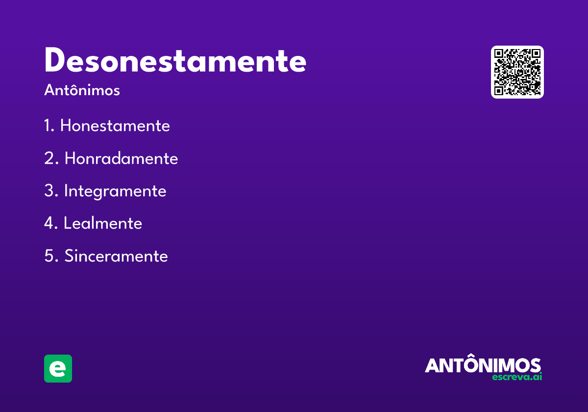 desonestamente