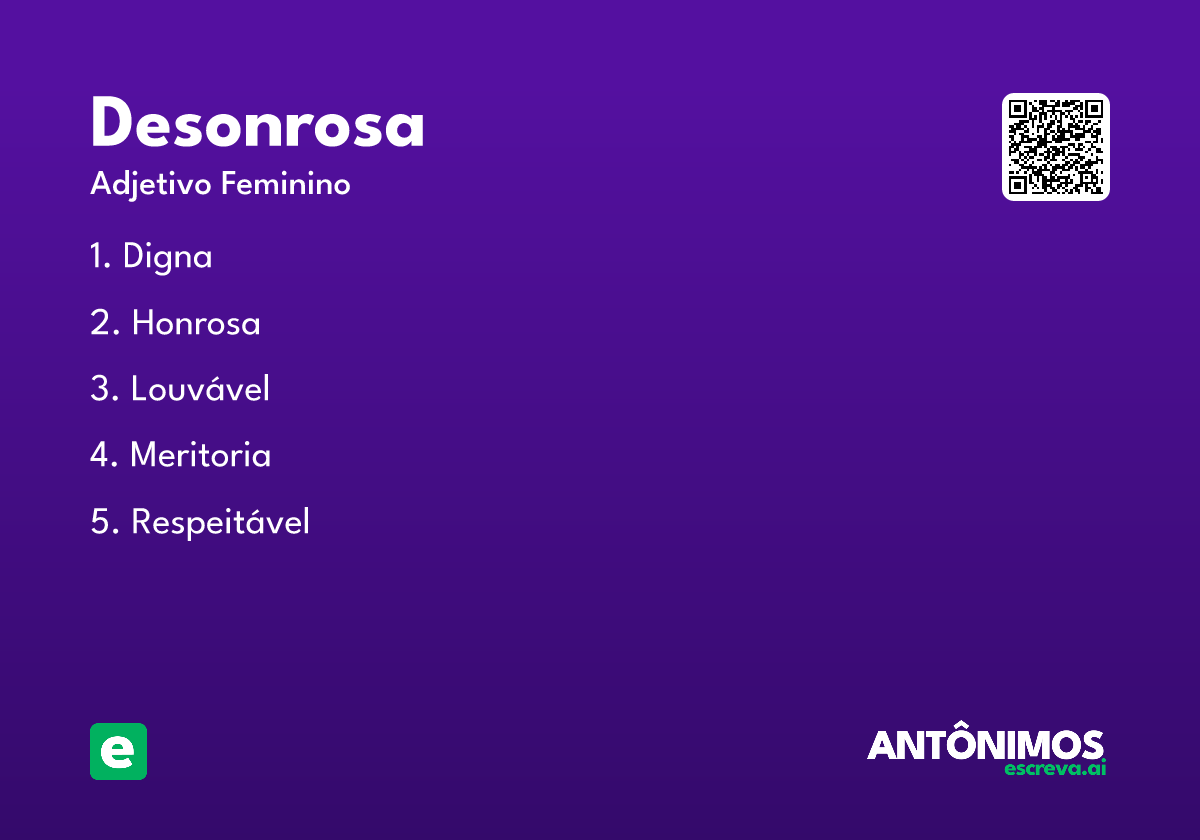desonrosa