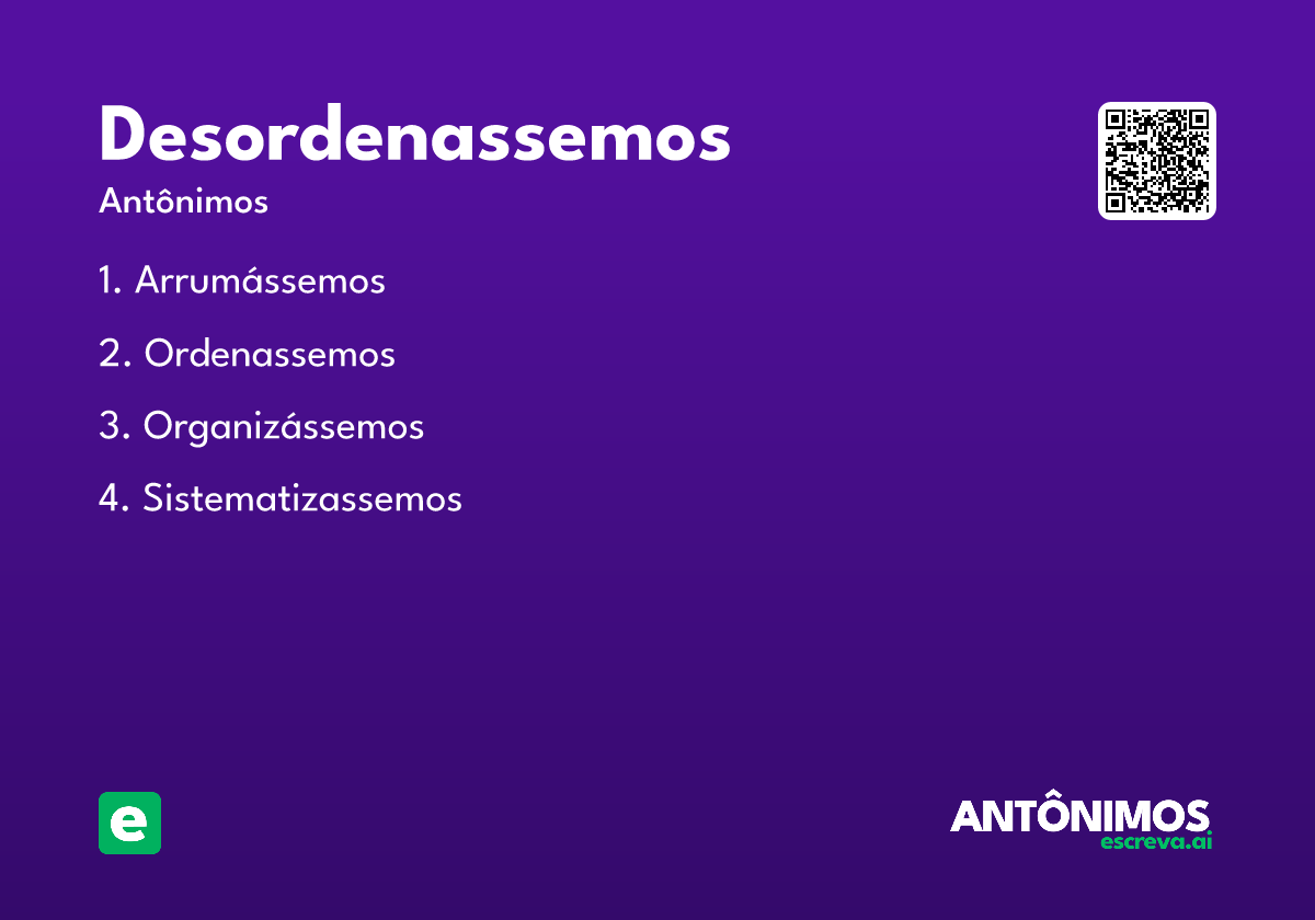 desordenassemos