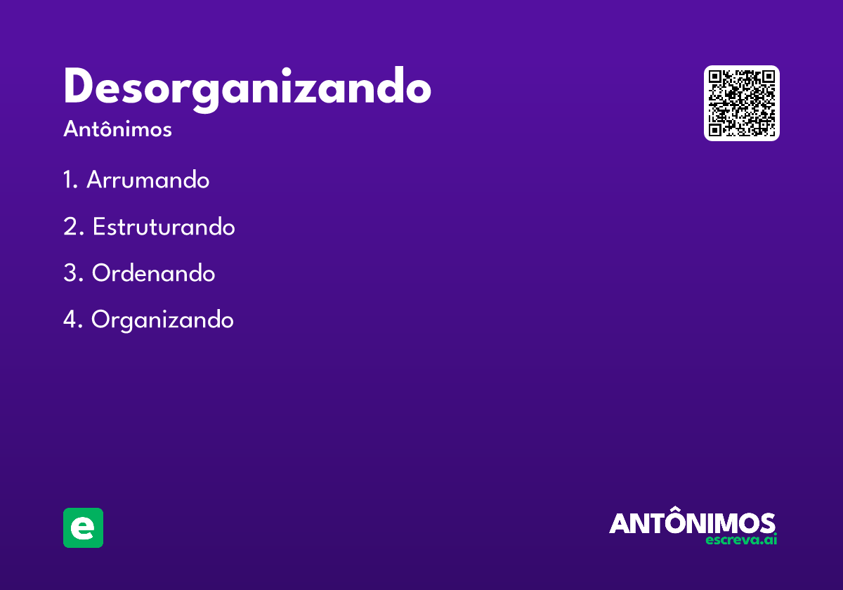 desorganizando