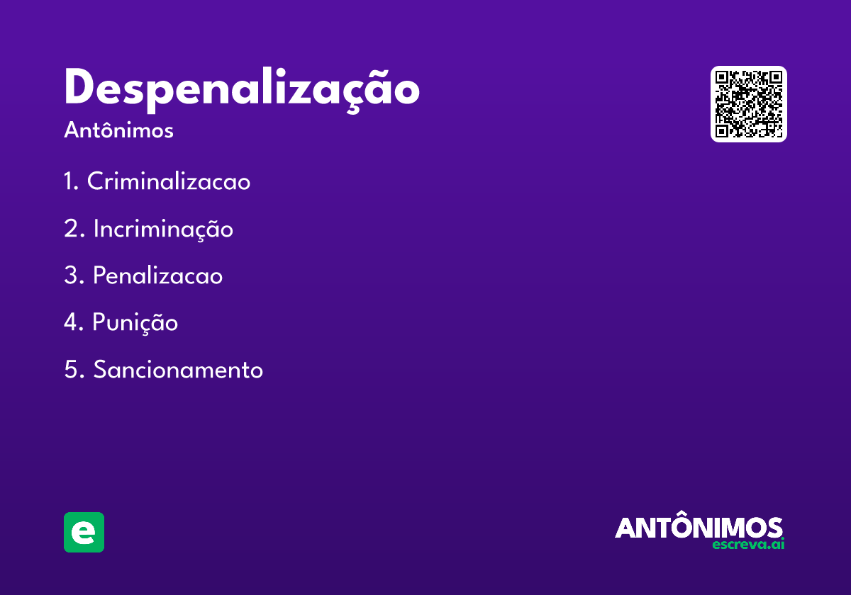 despenalização