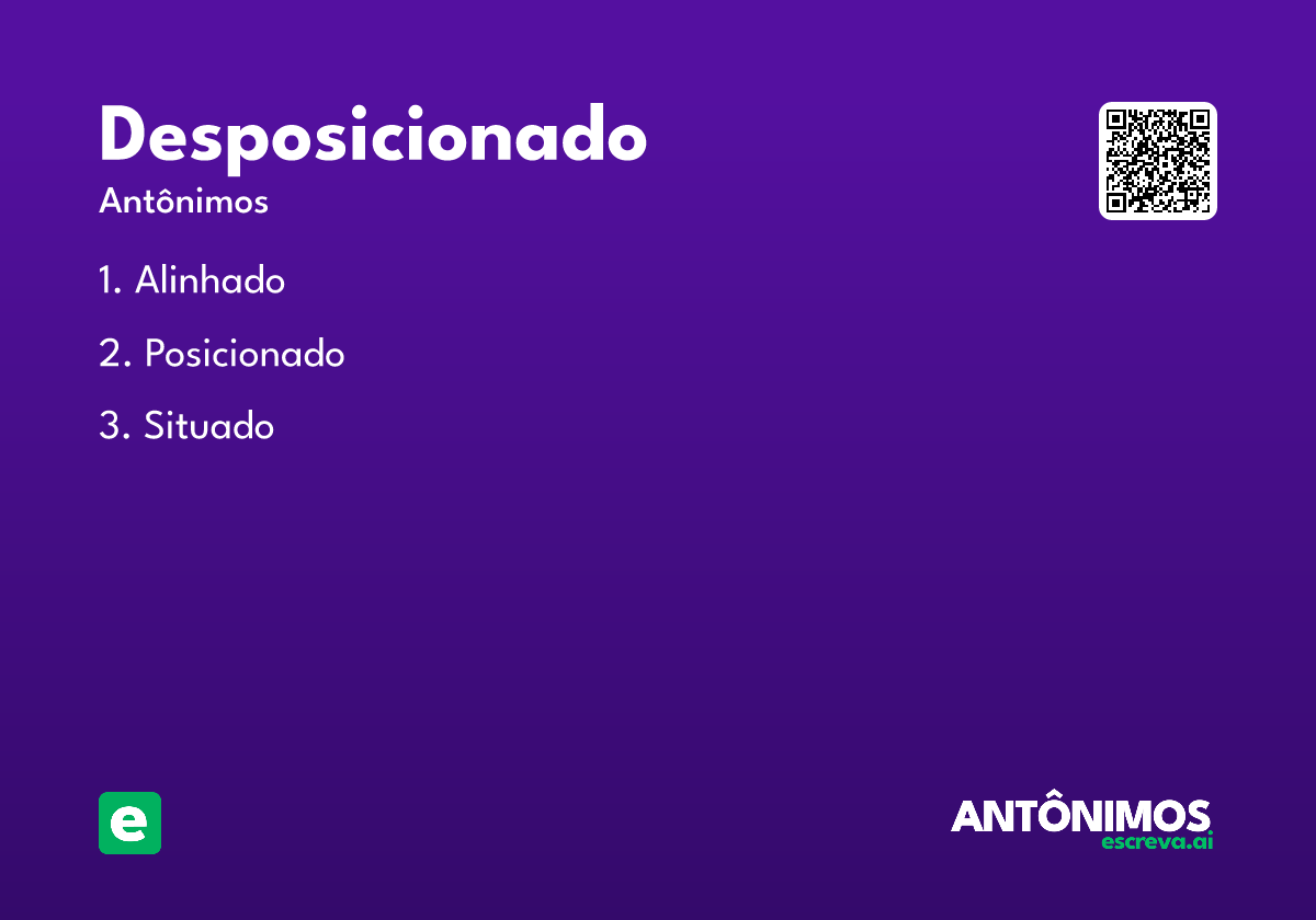 desposicionado