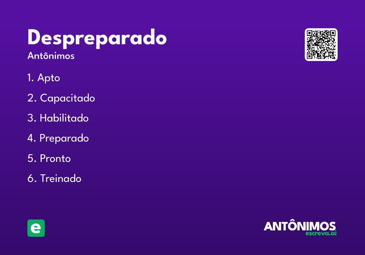 despreparado