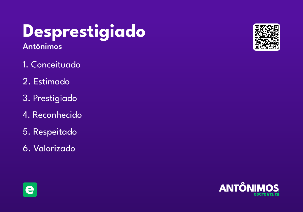 desprestigiado