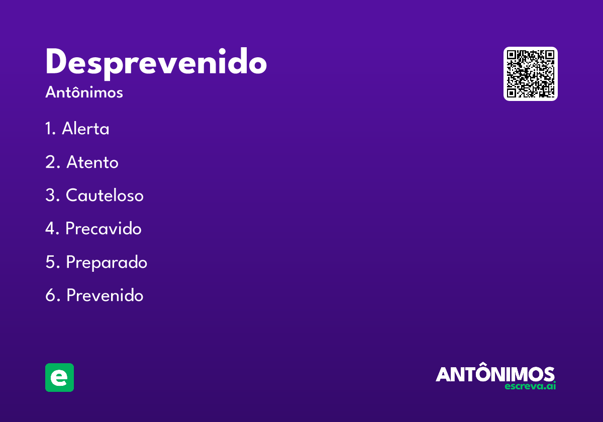 desprevenido