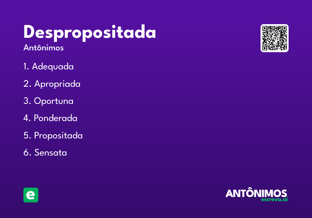 despropositada