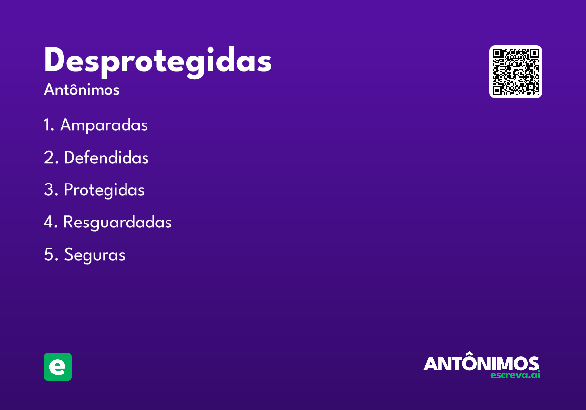 desprotegidas