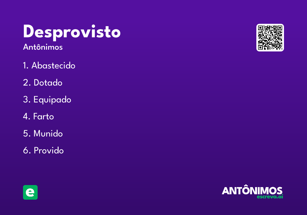 desprovisto