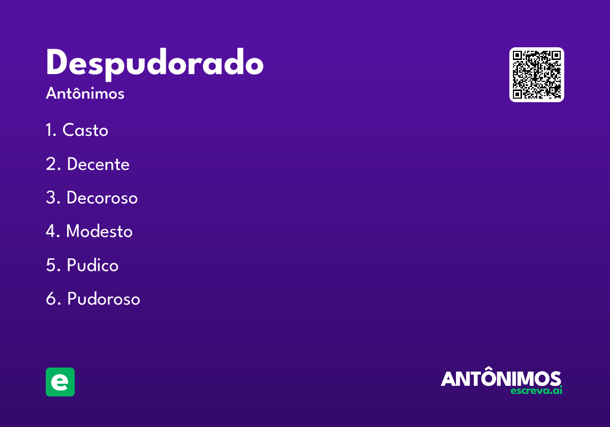 despudorado