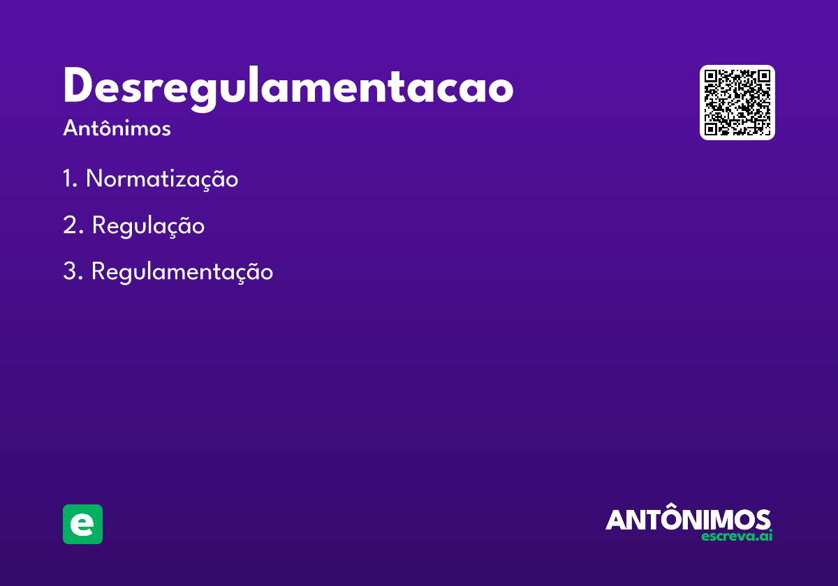desregulamentacao